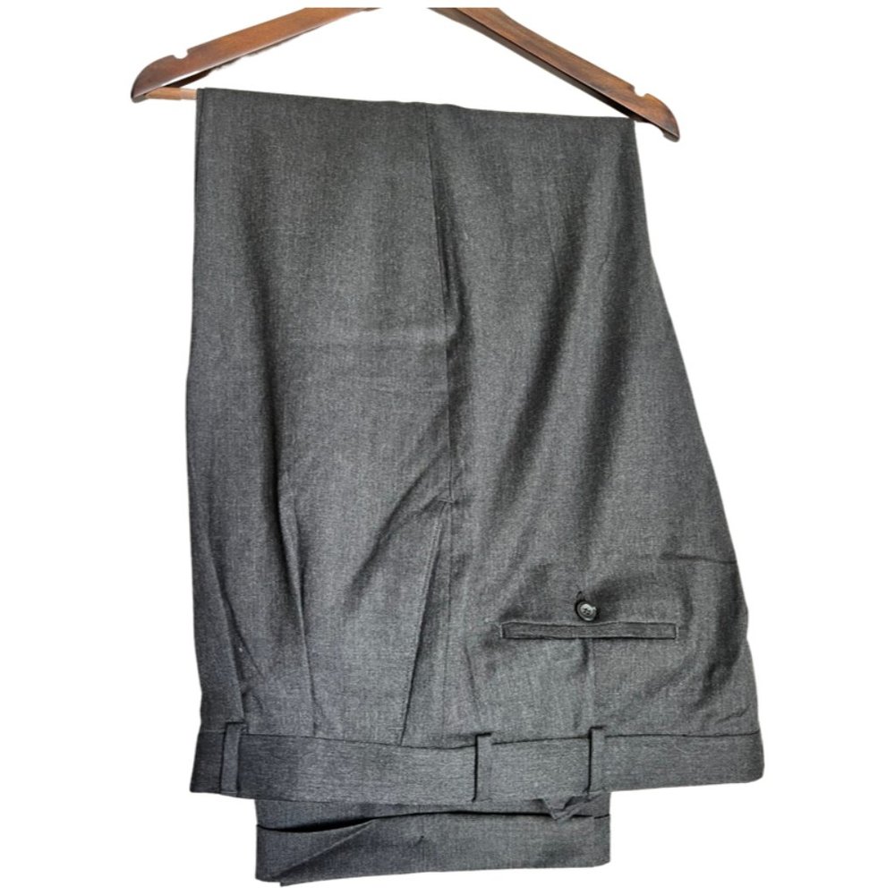 Perry Ellis Portfolio100% Wool Grey Pants